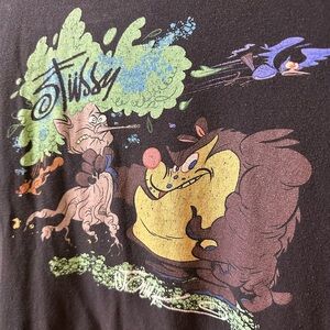 Stussy x John K Black Tee